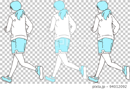 running woman running woman 94012092