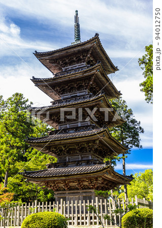 【新潟県･妙宣寺】新潟県内に現存する唯一の『五重塔』 夏編 　8月 94012750
