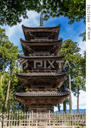 【新潟県･妙宣寺】新潟県内に現存する唯一の『五重塔』 夏編 　8月 94012761