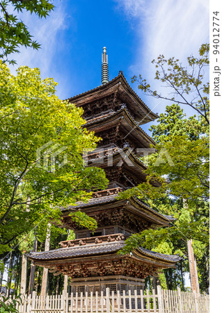 【新潟県･妙宣寺】新潟県内に現存する唯一の『五重塔』 夏編 　8月 94012774