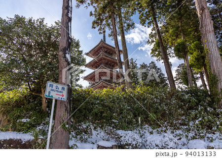 【新潟県・妙宣寺】新潟県内に現存する唯一の『五重塔』冬編 1月 【新潟県・妙宣寺】新潟県内に現存する唯一の『五重塔』冬編 1月 94013133