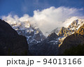 Beautiful snow mountain with Blue Sky from pakistan. 94013166
