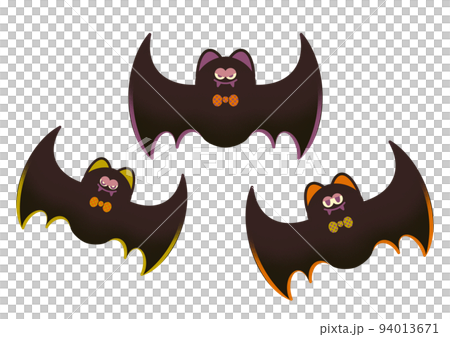 ハロウィンのコウモリ 94013671