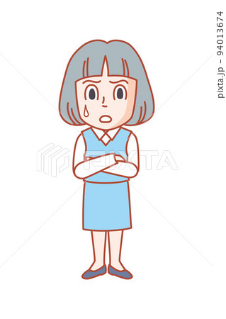 仕事で疑問点があり、その解決法を探っている女性 仕事で疑問点があり、その解決法を探っている女性 94013674