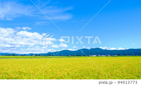 秋の田園風景 94013773