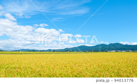 秋の田園風景 94013776