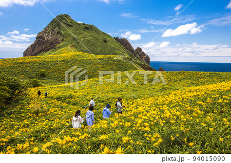 【新潟県･佐渡】花の島　佐渡　大野亀　5月 6月 94015090