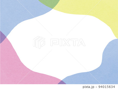 北欧風カラフルフレーム 94015634