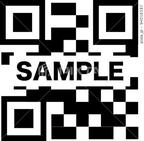 QRコードのシンプルなアイコンイラスト 94016587