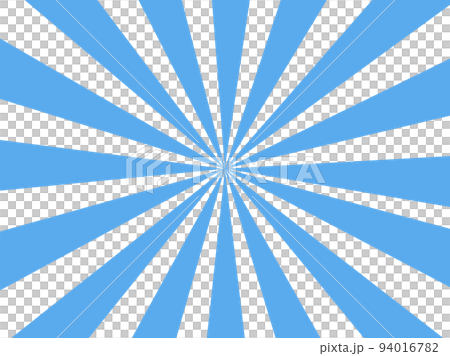 青と白の集中線のイラストのイラスト素材 [94016782] - PIXTA