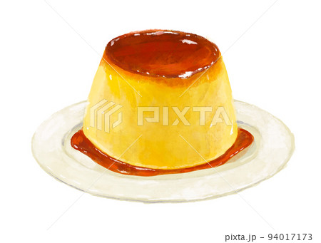 シンプルなプリン 94017173