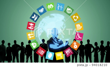 サステナブルな社会　SDGs　平等　平和 94018210