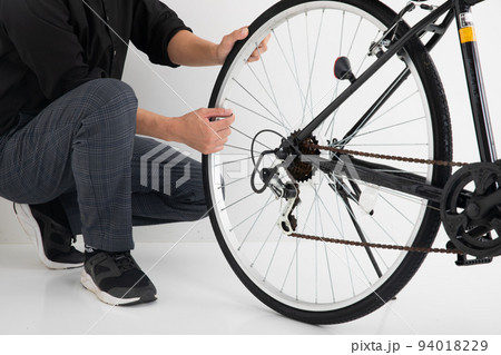自転車の故障　malfunction 94018229