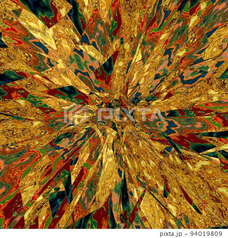 金　ゴールド　GOLD　素材　背景　壁紙　装飾　バックグラウンド 94019809