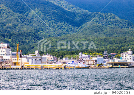 【新潟県･佐渡】佐渡両津港に入港する、おけさ丸 夏編　8月 94020553