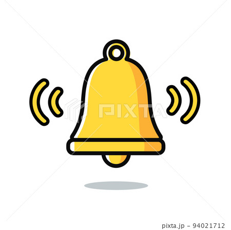 simple bell icon. vector illustration 94021712