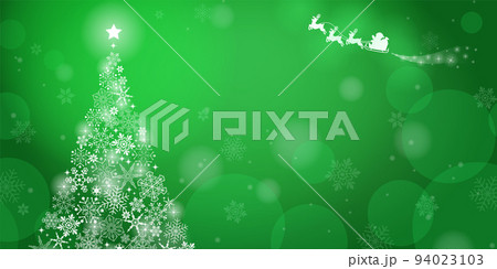 クリスマスイメージ_グリーン（2：1） 94023103