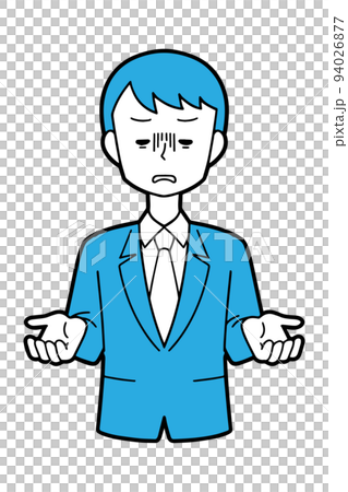 一個簡單的人[一個穿著令人失望的西裝的男人] 94026877