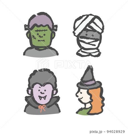 ハロウィン　仮装　キャラクター　セット 94028929