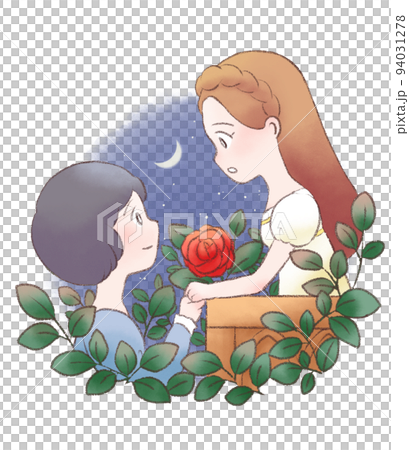 ロミオとジュリエット(背景あり) ロミオとジュリエット(背景あり) 94031278