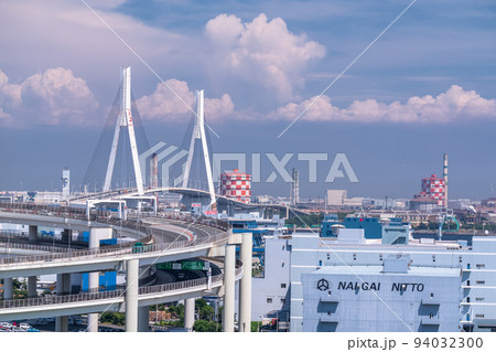 《神奈川県》鶴見つばさ橋・首都高速湾岸線 94032300