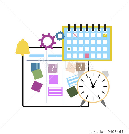 Time management concept, appoint task and deadline, control schedule and process Time management concept, appoint task and deadline, control schedule and process 94034654