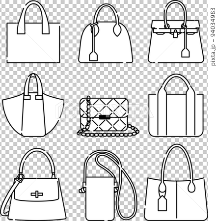 Bag set monochrome line only 94034983