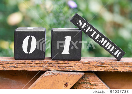 The date on the calendar is the first of September. End of summer - beginning of autumn. The date on the calendar is the first of September. End of summer - beginning of autumn. 94037788