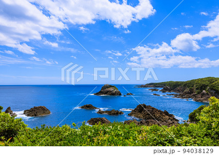 鷹ノ巣岬からの眺望　和歌山県串本町大島 94038129