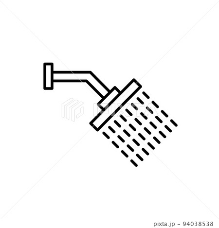 Illustration Vector graphic of shower icon Illustration Vector graphic of shower icon 94038538