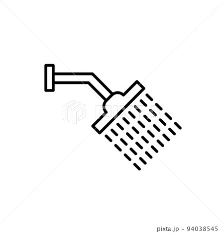 Illustration Vector graphic of shower icon Illustration Vector graphic of shower icon 94038545