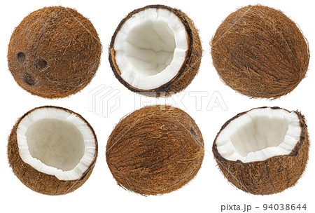 Coconuts isolated on white background Coconuts isolated on white background 94038644