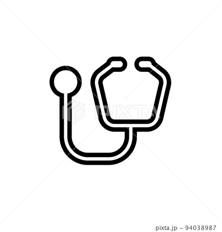 Illustration Vector graphic of stethoscope icon 94038987