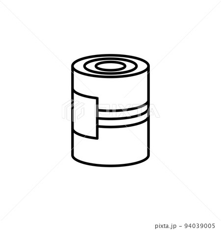 Illustration Vector graphic of tin can icon 94039005