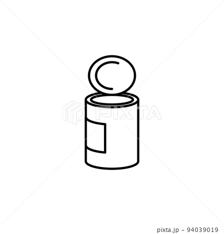 Illustration Vector graphic of tin can icon 94039019