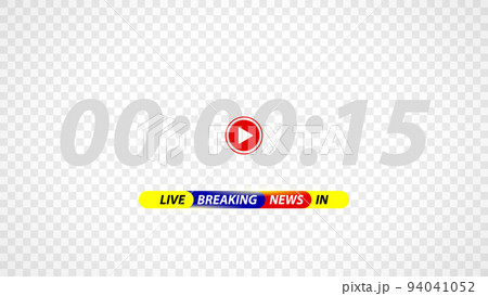 Play sign on live stream template 94041052