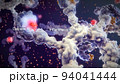 Antibodies destroy an infected cell by a virus, immun defense kill the infected cell 94041444