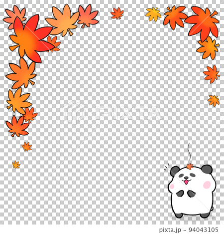 Yurukawa panda and autumn leaves (1: 1) 94043105