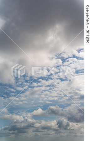 Fantastic soft thunderclouds, sky panorama Fantastic soft thunderclouds, sky panorama 94044445