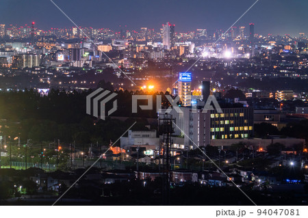 《東京都》東京都心の夜景・遠景 《東京都》東京都心の夜景・遠景 94047081
