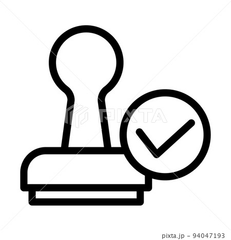 Illustration Vector graphic of stamp icon 94047193