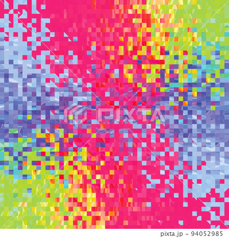 Abstract background with multicolored mosaic pattern 94052985