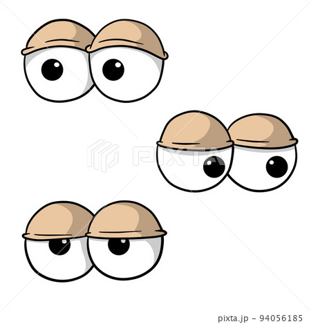 Set funny eye. Comic emotions. Set funny eye. Comic emotions. 94056185