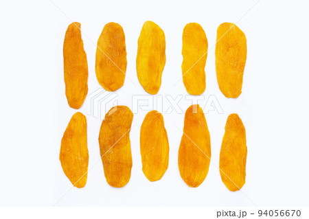Dried mango on white background Dried mango on white background 94056670