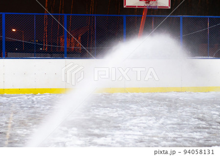 Filling the ice rink Filling the ice rink 94058131