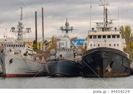 The arrested Ukrainian ships in Sevastopol The arrested Ukrainian ships in Sevastopol 94058229