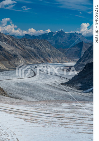 Aletsch Glacier at Jungfraujoch 94059231