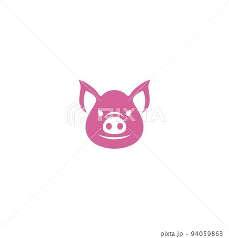 Pig icon logo design illustration 94059863
