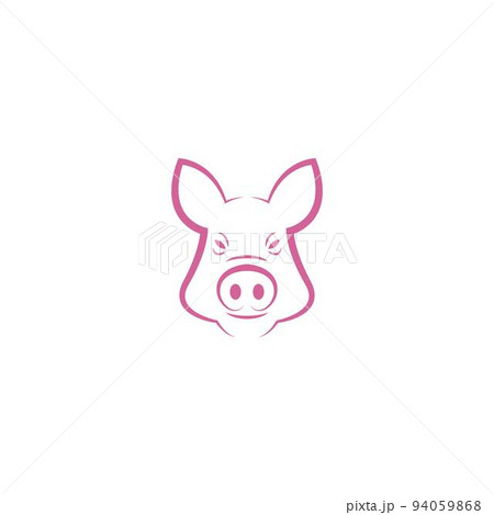 Pig icon logo design illustration 94059868
