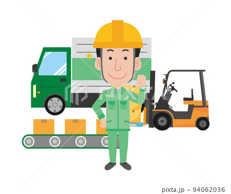 物流業界の男性作業員 94062036